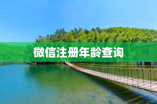 微信注册年龄查询:了解微信用户年龄分布的方法