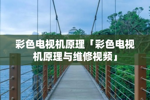 彩色电视机原理「彩色电视机原理与维修视频」