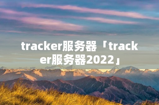 tracker服务器「tracker服务器2022」