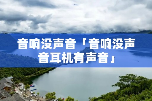 音响没声音「音响没声音耳机有声音」 音响没声音「音响没声音耳机有声音」