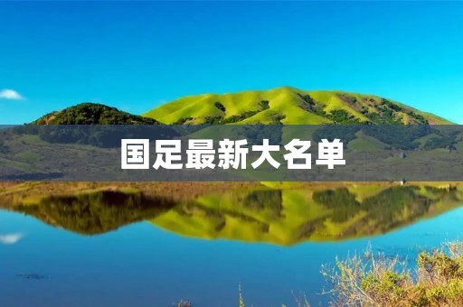国足最新大名单:新帅带队,全新阵容备战国际比赛
