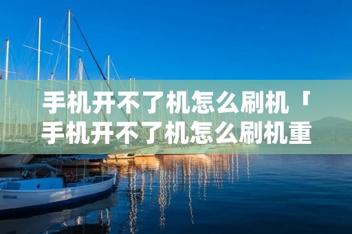 手机开不了机怎么刷机「手机开不了机怎么刷机重装系统」