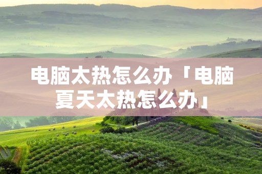 电脑太热怎么办「电脑夏天太热怎么办」