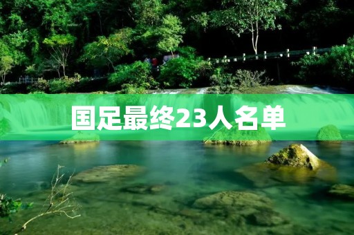 国足最终23人名单:实力派球员齐聚,备战世界杯 国足最终23人名单:实力派球员齐聚,备战世界杯