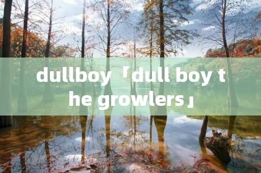 dullboy「dull boy the growlers」