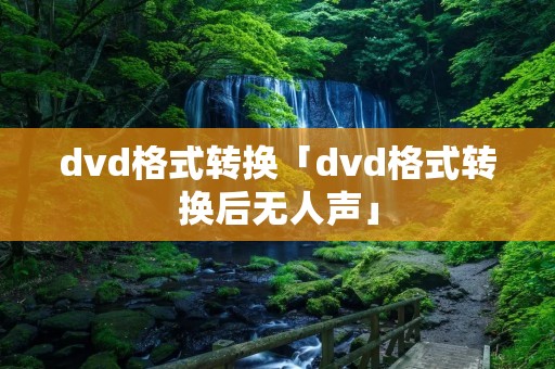 dvd格式转换「dvd格式转换后无人声」 dvd格式转换「dvd格式转换后无人声」
