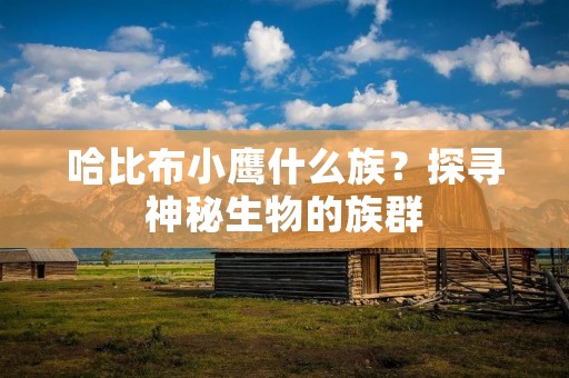 哈比布小鹰什么族？探寻神秘生物的族群