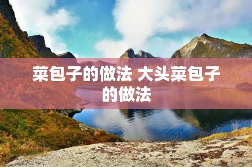 菜包子的做法 大头菜包子的做法