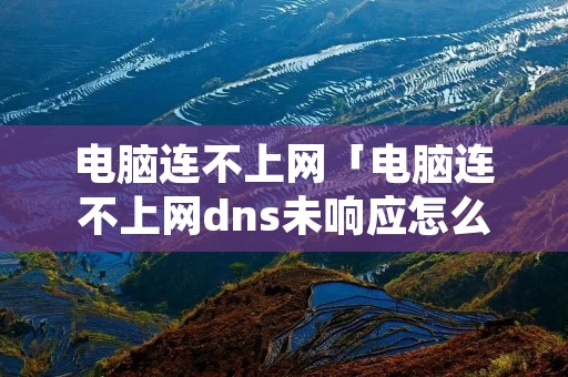 电脑连不上网「电脑连不上网dns未响应怎么办」