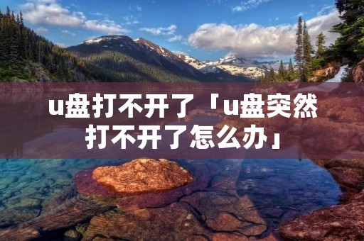 u盘打不开了「u盘突然打不开了怎么办」 u盘打不开了「u盘突然打不开了怎么办」