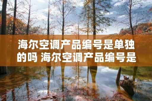 海尔空调产品编号是单独的吗 海尔空调产品编号是单独的吗知乎