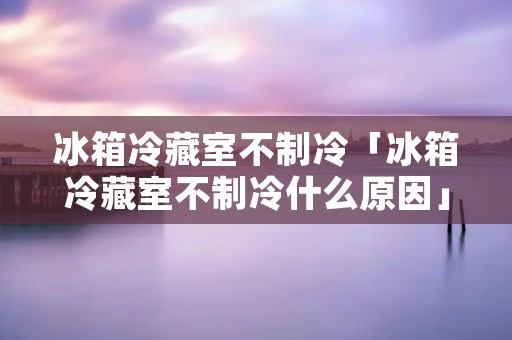 冰箱冷藏室不制冷「冰箱冷藏室不制冷什么原因」