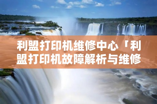 利盟打印机维修中心「利盟打印机故障解析与维修」 利盟打印机维修中心「利盟打印机故障解析与维修」