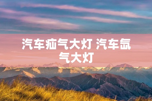 汽车疝气大灯 汽车氙气大灯