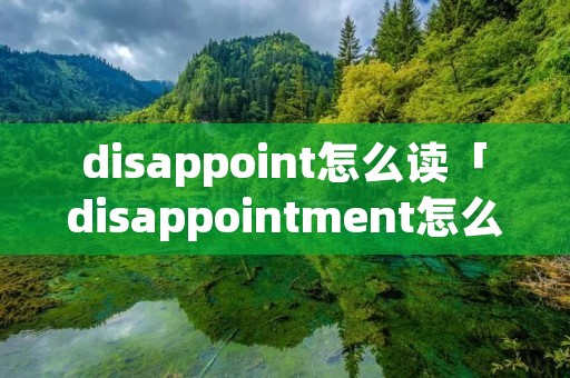 disappoint怎么读「disappointment怎么读」