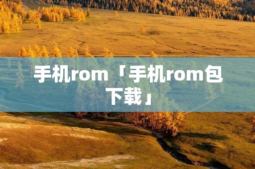 手机rom「手机rom包下载」 手机rom「手机rom包下载」