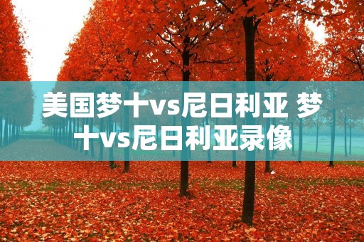 美国梦十vs尼日利亚 梦十vs尼日利亚录像 美国梦十vs尼日利亚 梦十vs尼日利亚录像