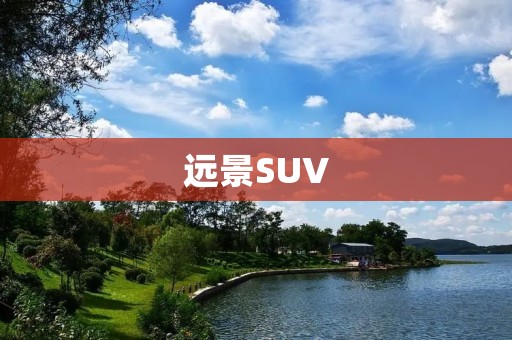 远景SUV：开启未来出行的新篇章