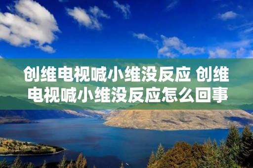 创维电视喊小维没反应 创维电视喊小维没反应怎么回事? 创维电视喊小维没反应 创维电视喊小维没反应怎么回事?