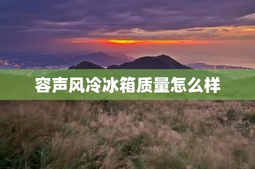 容声风冷冰箱质量怎么样 容声风冷冰箱质量怎么样