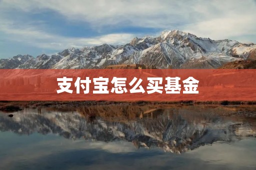 支付宝怎么买基金
