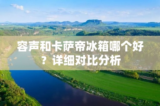 容声和卡萨帝冰箱哪个好？详细对比分析