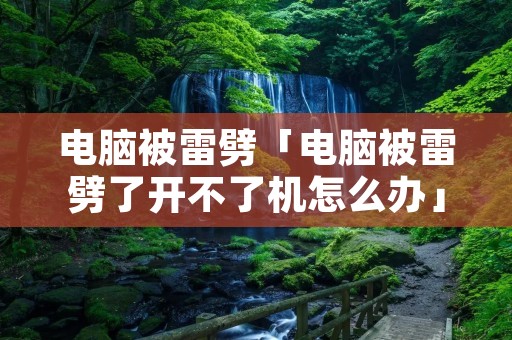 电脑被雷劈「电脑被雷劈了开不了机怎么办」