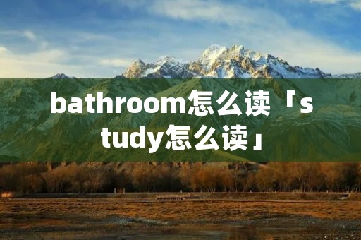 bathroom怎么读「study怎么读」