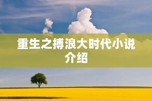 重生之搏浪大时代小说介绍