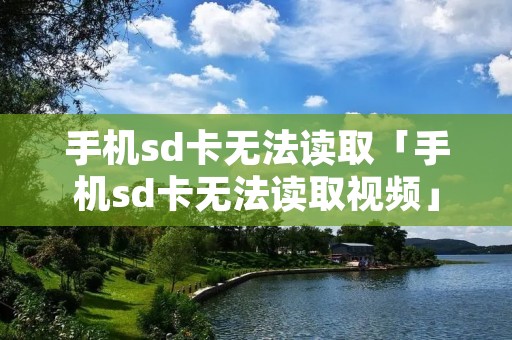 手机sd卡无法读取「手机sd卡无法读取视频」