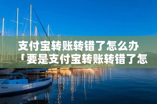 支付宝转账转错了怎么办「要是支付宝转账转错了怎么办」