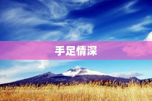 手足情深:血浓于水的亲情纽带