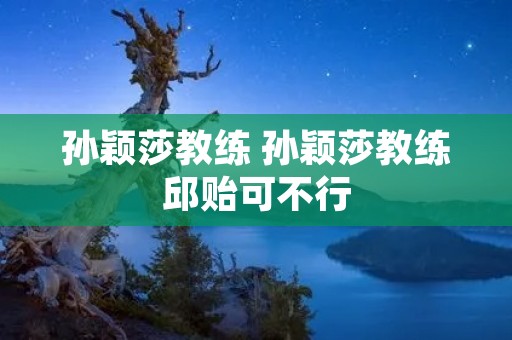 孙颖莎教练 孙颖莎教练邱贻可不行