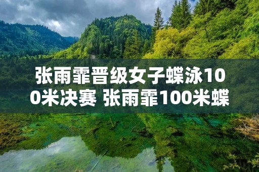 张雨霏晋级女子蝶泳100米决赛 张雨霏100米蝶泳决赛视频