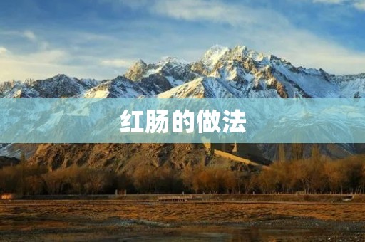 红肠的做法:传统美味的制作方法 红肠的做法:传统美味的制作方法
