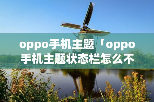oppo手机主题「oppo手机主题状态栏怎么不变」