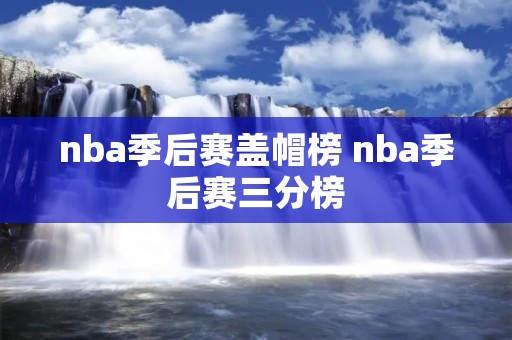 nba季后赛盖帽榜 nba季后赛三分榜 nba季后赛盖帽榜 nba季后赛三分榜