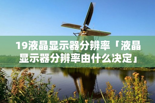 19液晶显示器分辨率「液晶显示器分辨率由什么决定」