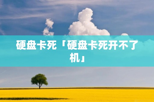 硬盘卡死「硬盘卡死开不了机」 硬盘卡死「硬盘卡死开不了机」