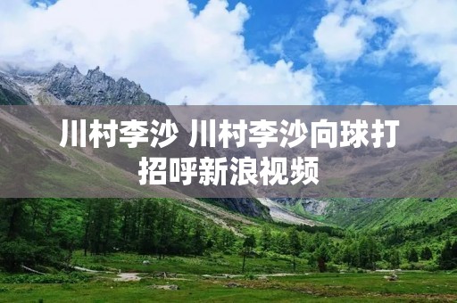 川村李沙 川村李沙向球打招呼新浪视频