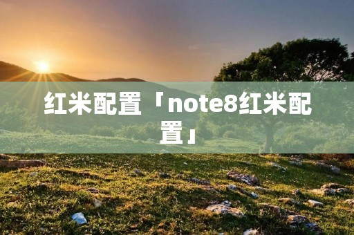 红米配置「note8红米配置」 红米配置「note8红米配置」