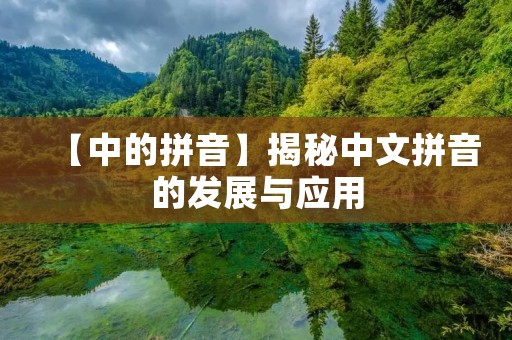 【中的拼音】揭秘中文拼音的发展与应用