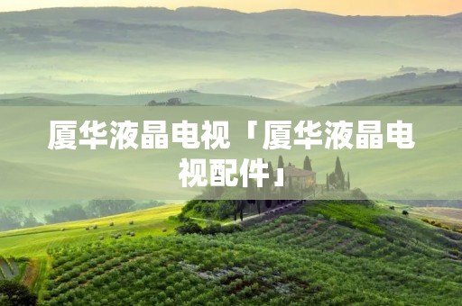 厦华液晶电视「厦华液晶电视配件」