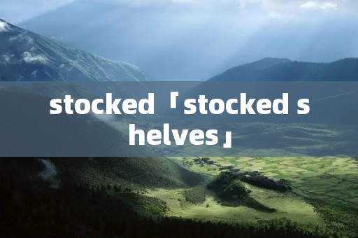 stocked「stocked shelves」