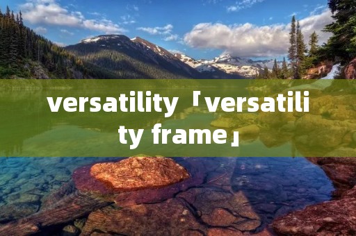 versatility「versatility frame」