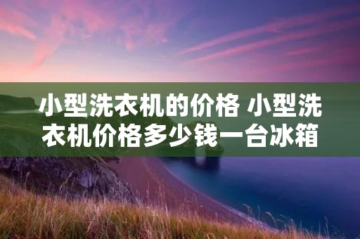 小型洗衣机的价格 小型洗衣机价格多少钱一台冰箱小型多少饯 小型洗衣机的价格 小型洗衣机价格多少钱一台冰箱小型多少饯