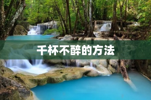 千杯不醉的方法：探索酒量极限的奥秘