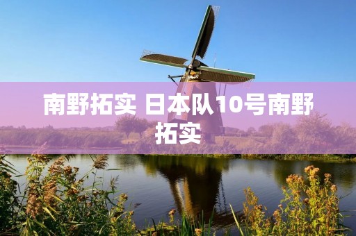南野拓实 日本队10号南野拓实