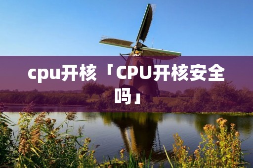 cpu开核「CPU开核安全吗」