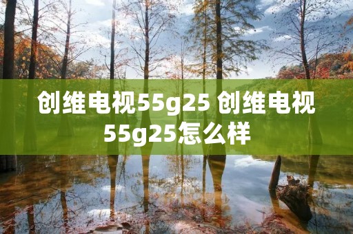 创维电视55g25 创维电视55g25怎么样